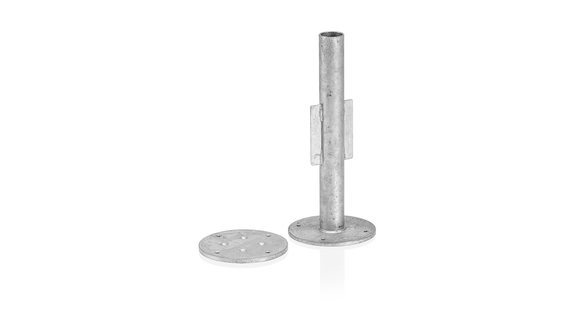 Kettler EASY STAND Bodenhülse für Ampelschirme EASY SWING, silber, Stahl