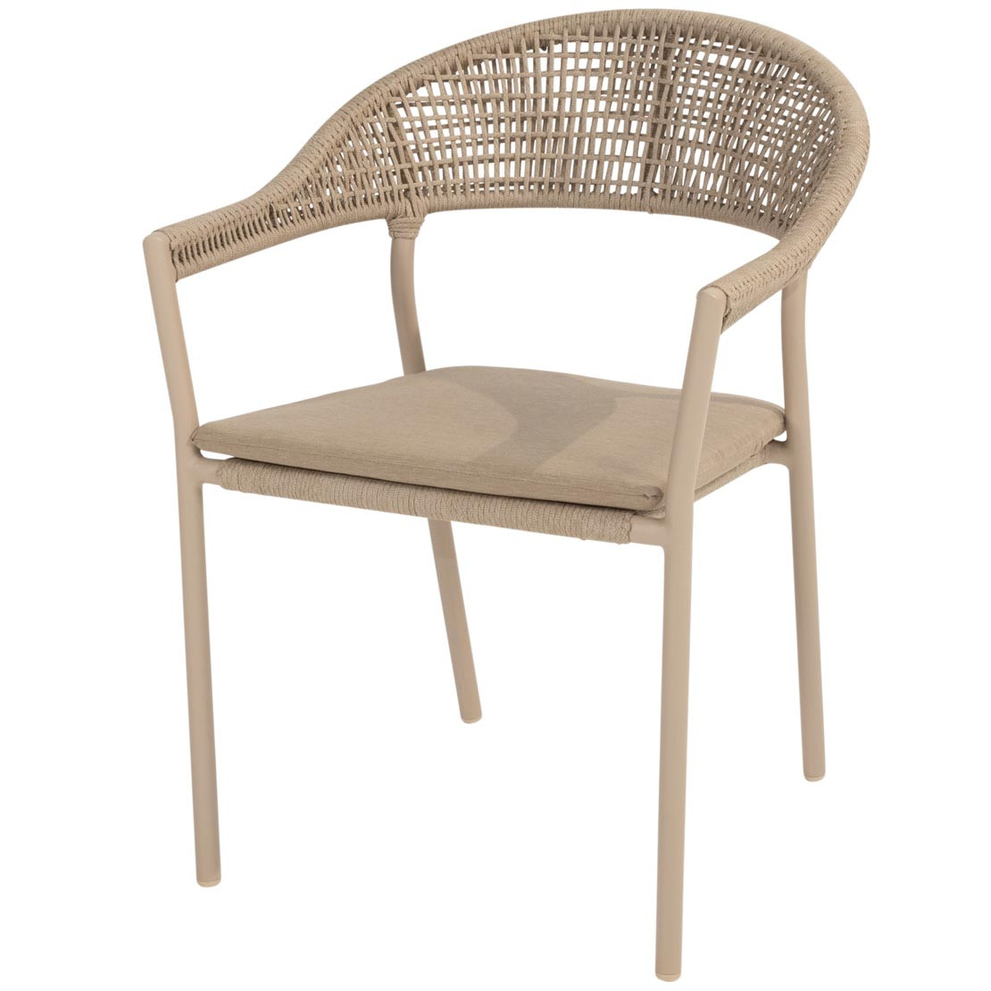 Nardi / Taste by 4 Seasons Outdoor Sienna Stapelstuhl Rope inkl. Tisch