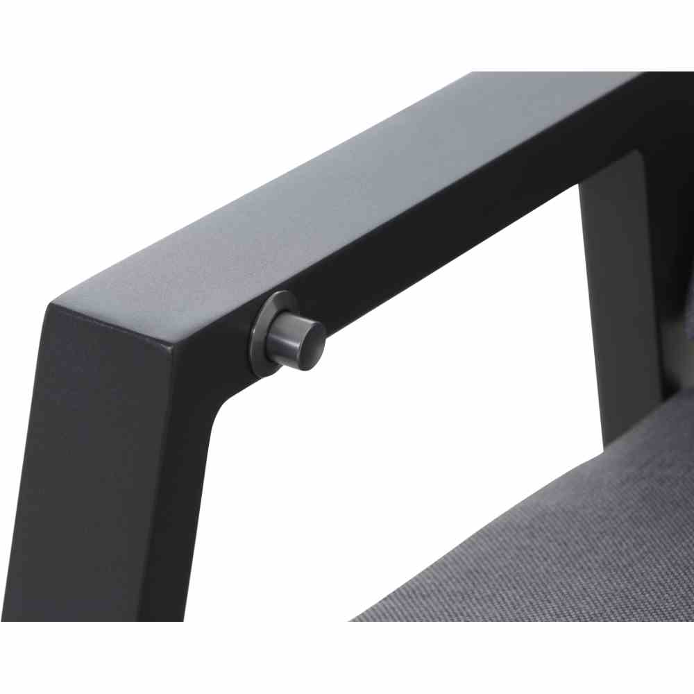 Siena Garden VALENCIA Dining Move Sessel Aluminium matt anthrazit/salt&pepper