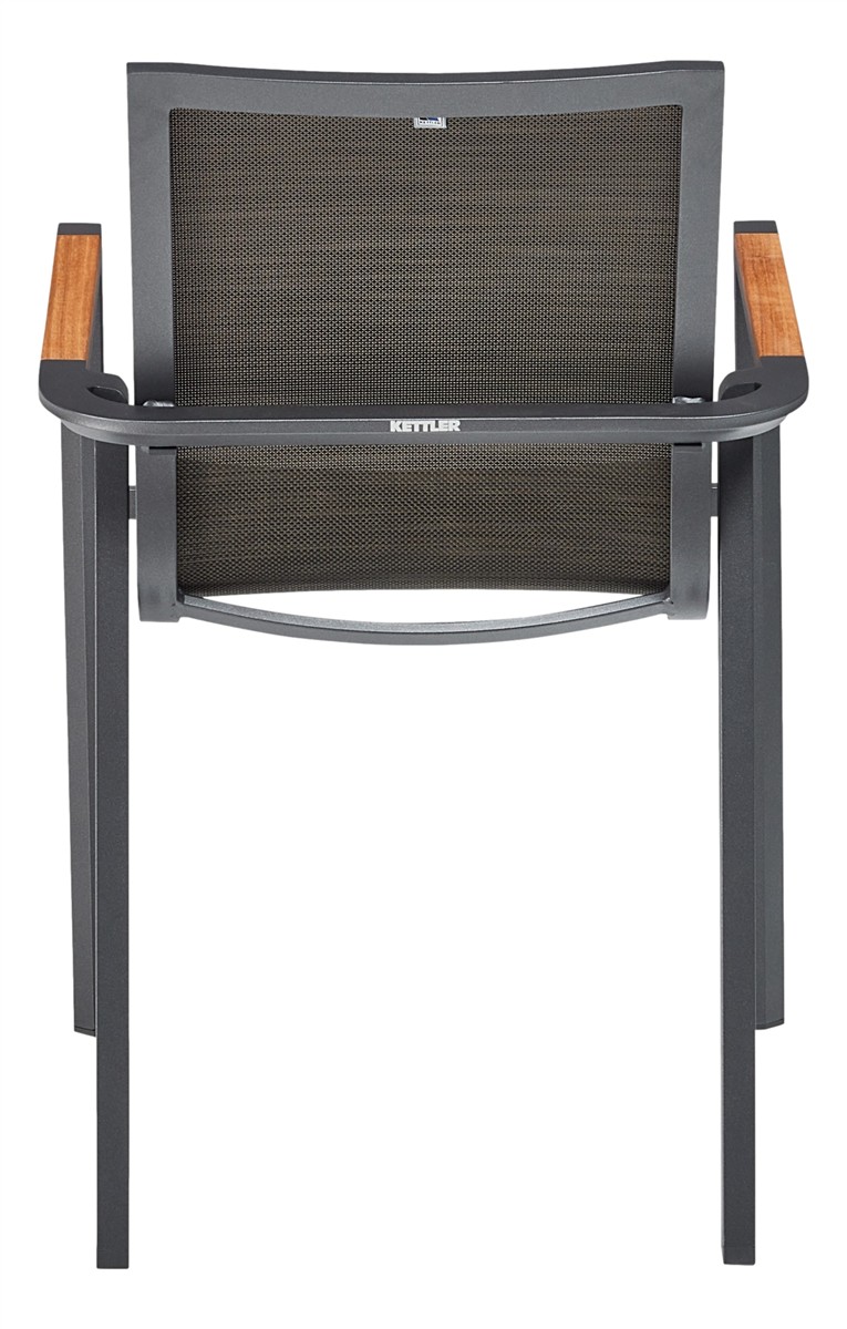 KETTLER Stapelsessel SENSE anthrazit matt/bronze