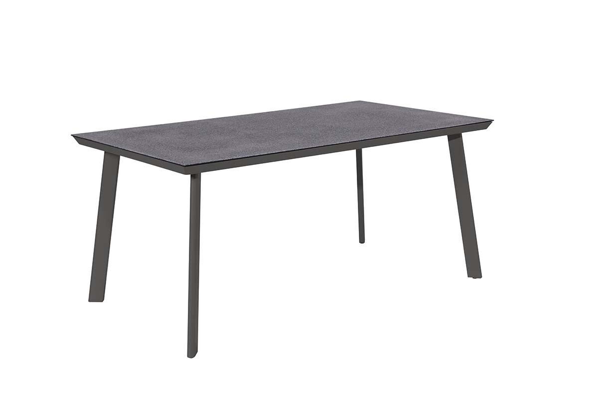 GARDEN Impressions VigoTisch 160x90 carbon black/Polywood carbon grey