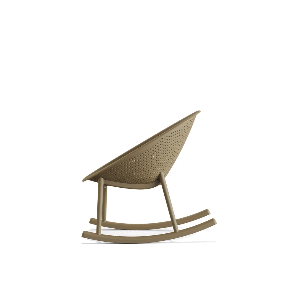 Best Freizeitmöbel Qosy Outdoor-Schaukelstuhl Sand