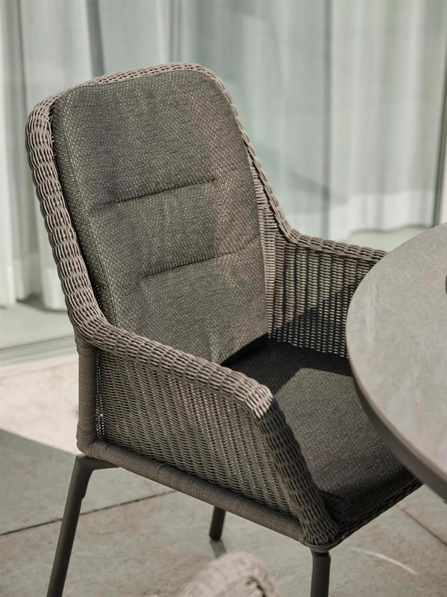 Brafab Diningsessel Dimma Kunststoffgeflecht anthrazit/grau