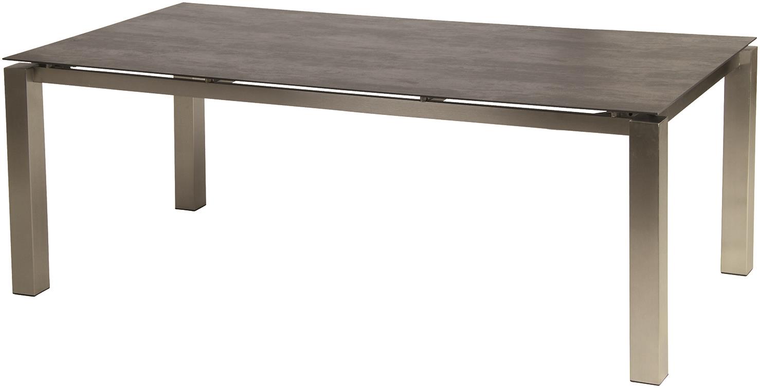 Acamp Keramiktisch Auris Maße 200x100x75cm metalica dark