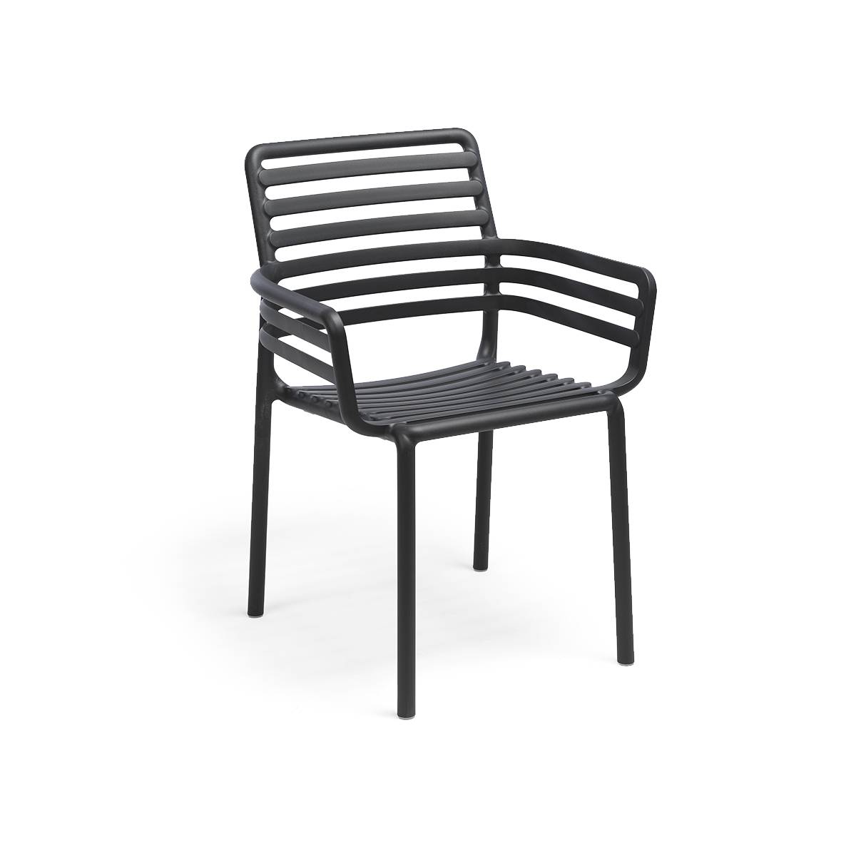 Nardi Doga Dining Tischset + Rio Ausziehtisch anthrazit antracite kein kissen