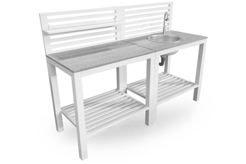 Brafab Bellac Outdoorküche weiss  