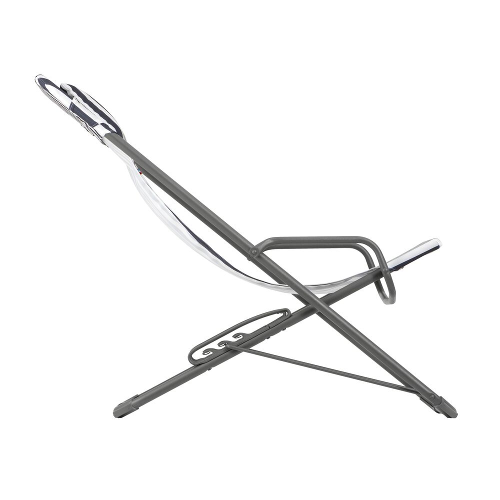 Lafuma Transaswing Liegestuhl Stahl/Airlon Titane/Terre