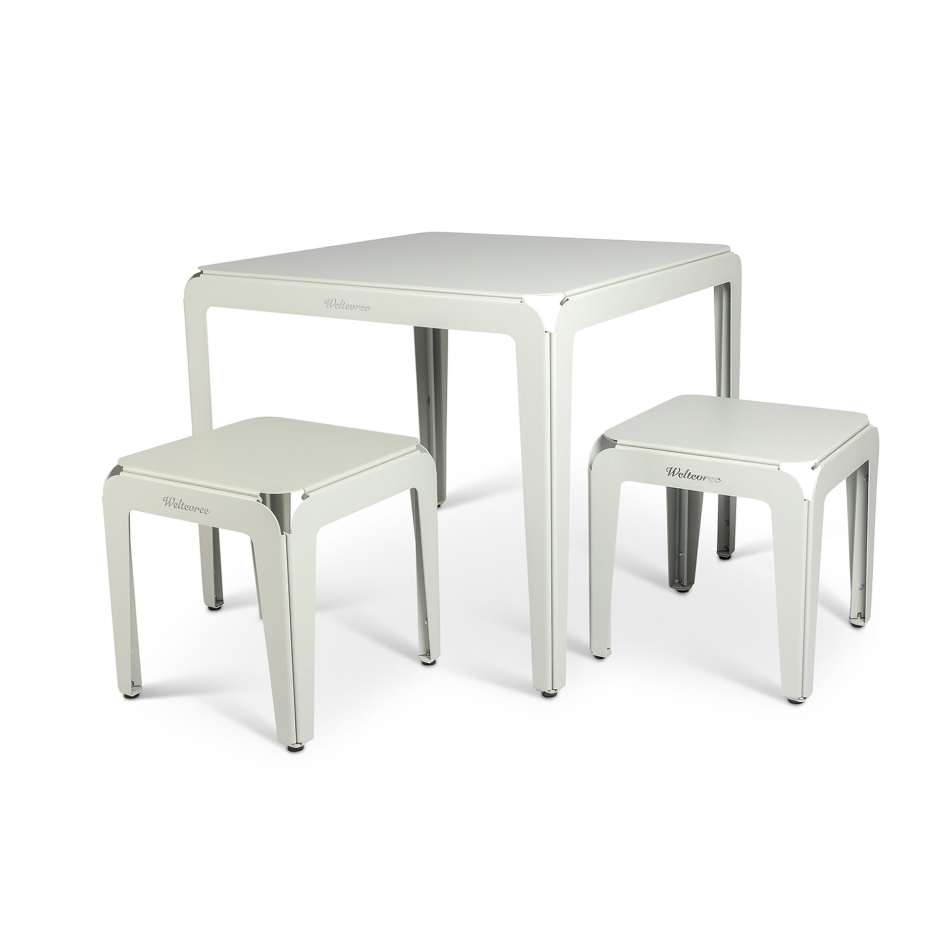 Weltevree Bended Hocker 45 Agate Grau