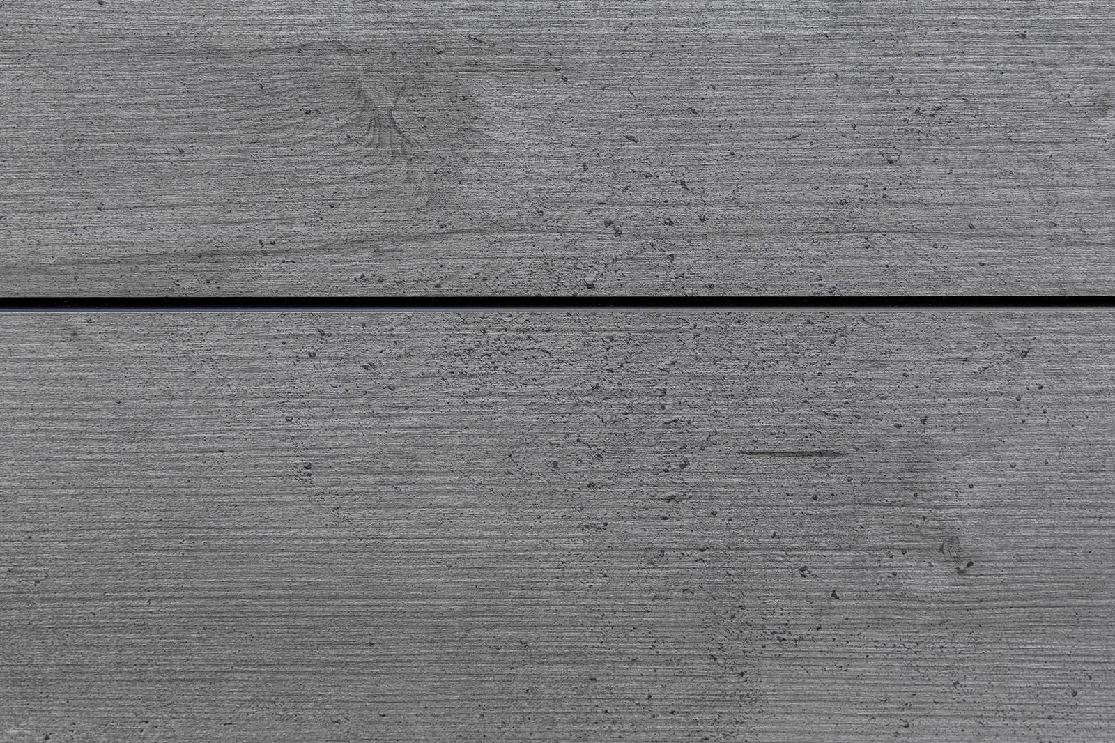 Kettler HPL Tischplatte 95x95x1,3 cm, grau mit Fräsung, W- Profil