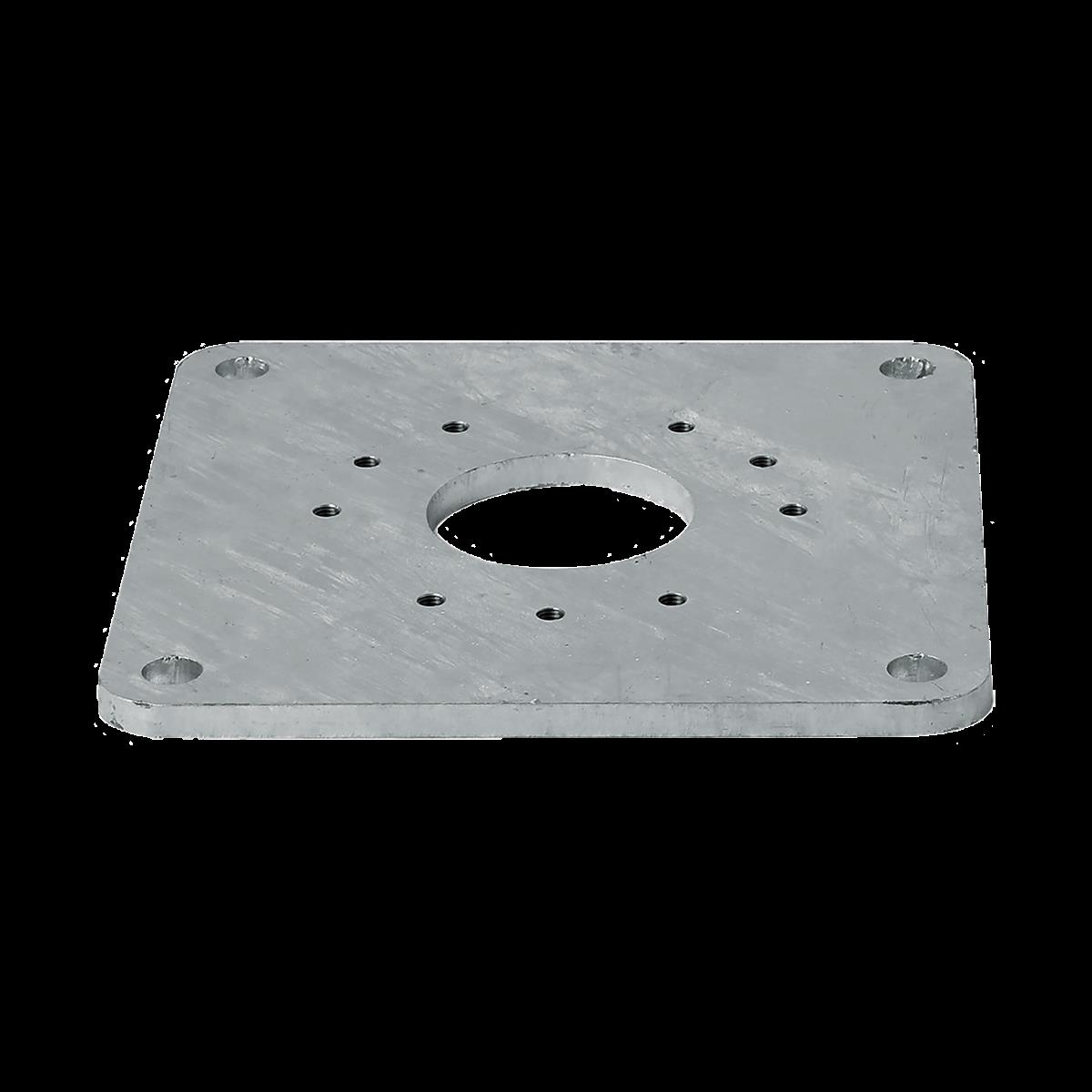 Glatz Montageplatte M4 /M8, 30×30×1.5 cm, Stahl verzinkt