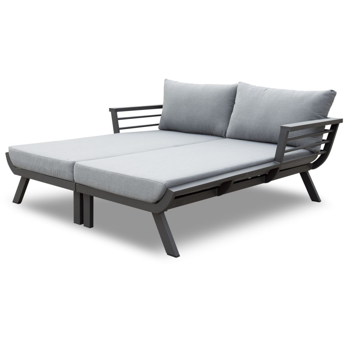 Doppelliege DANTE Aluminium