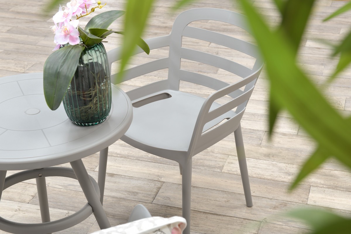 GARDEN Impressions Marino Tisch Ø60 cm hellgrau