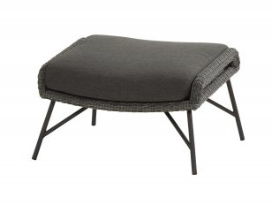 4Seasons Outdoor Samoa Fussteil Ecoloom Charcoal inkl. Kissen Ausstellungsstück