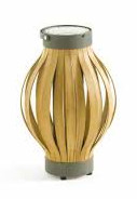 ARCO Tulip Laterne/Lampe in Teak H 60 cm