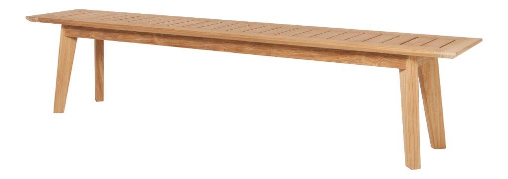 Traditional Teak Gartenbank Luna 202 cm Teakholz