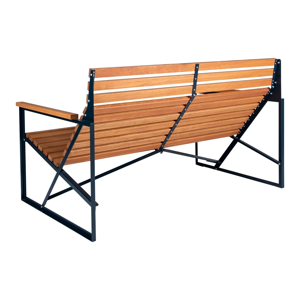 Weltevree Patio Terrassenbank niedrig – Graublau