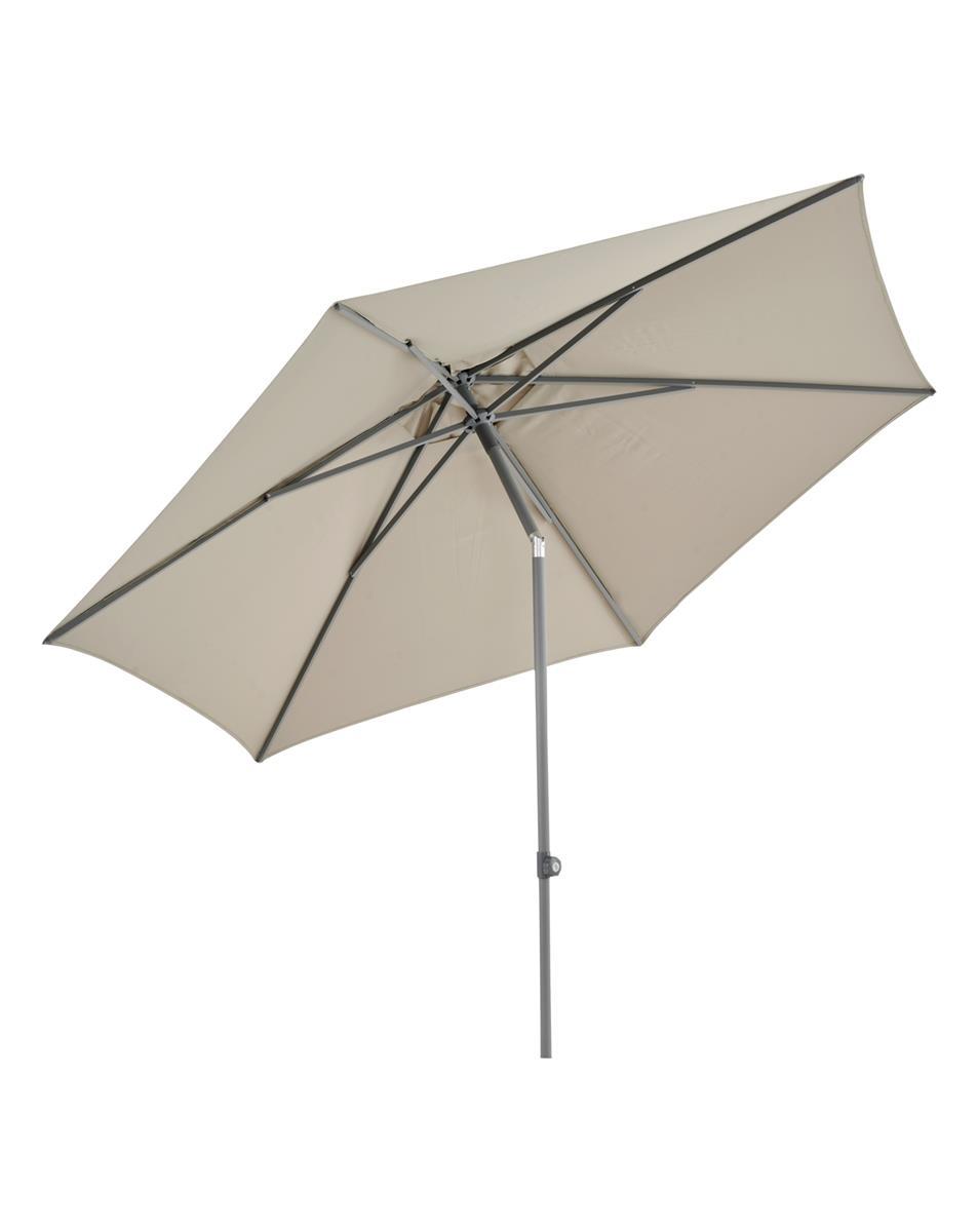 Brafab Sonnenschirm Poppi Ø250 cm Push-Up Taupe