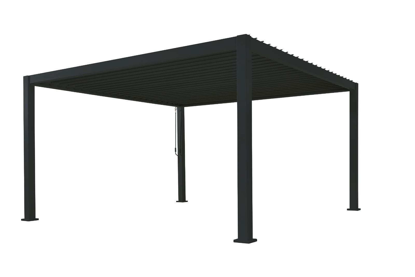 Best Freizeitmöbel Cadiz Terrassenüberdachung Pergola 300x400x250cm