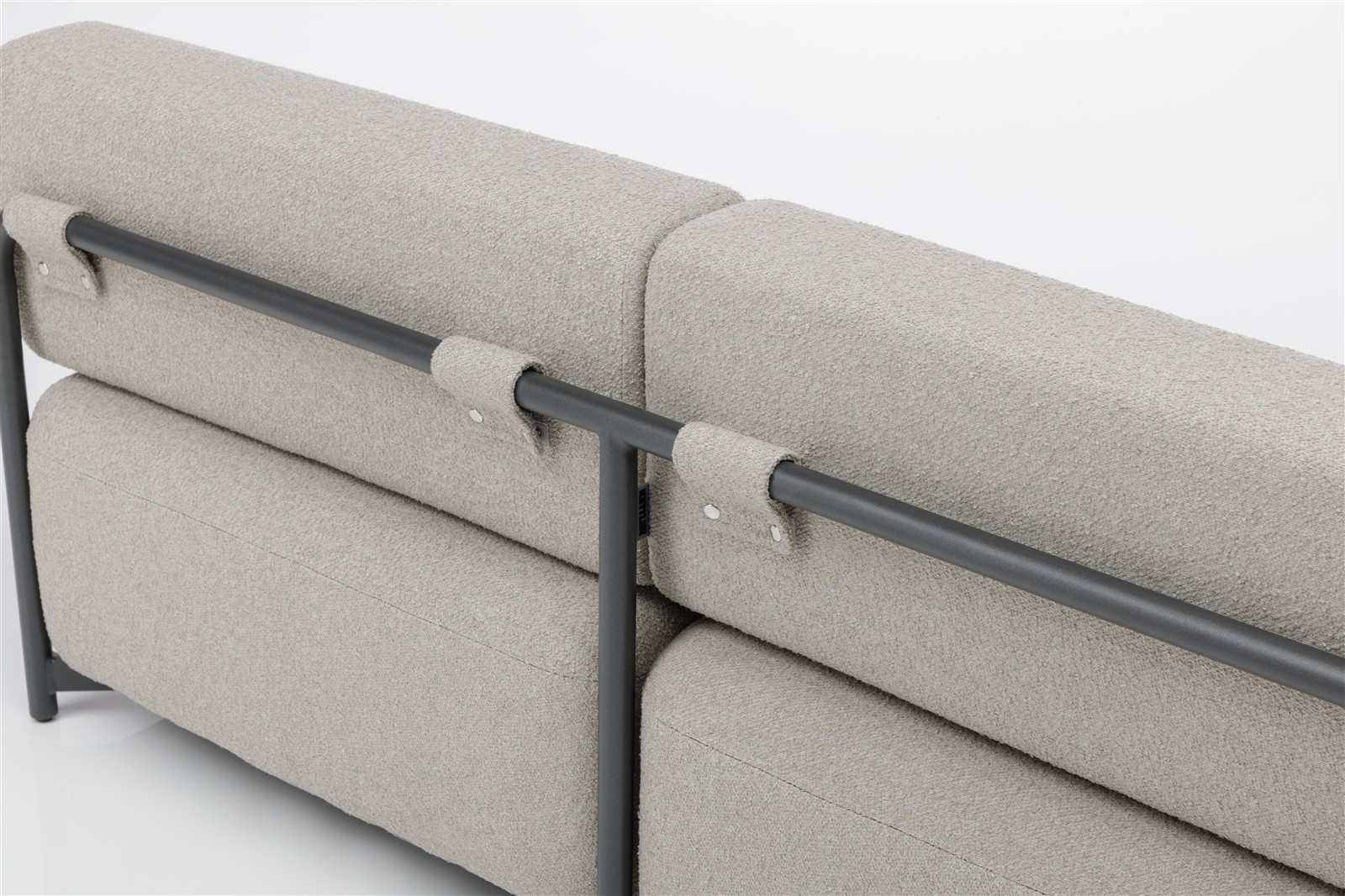 KETTLER TRIBE Lounge 2-Sitzer Aluminium/Polyester anthrazit matt/Boucle beige