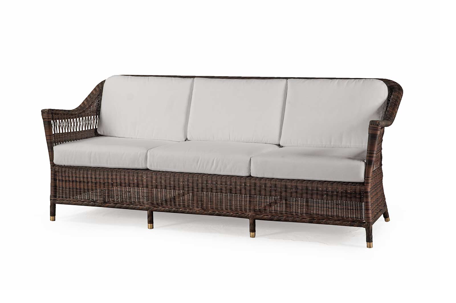 Sofa 3 Sitzplätze Toscana weiß