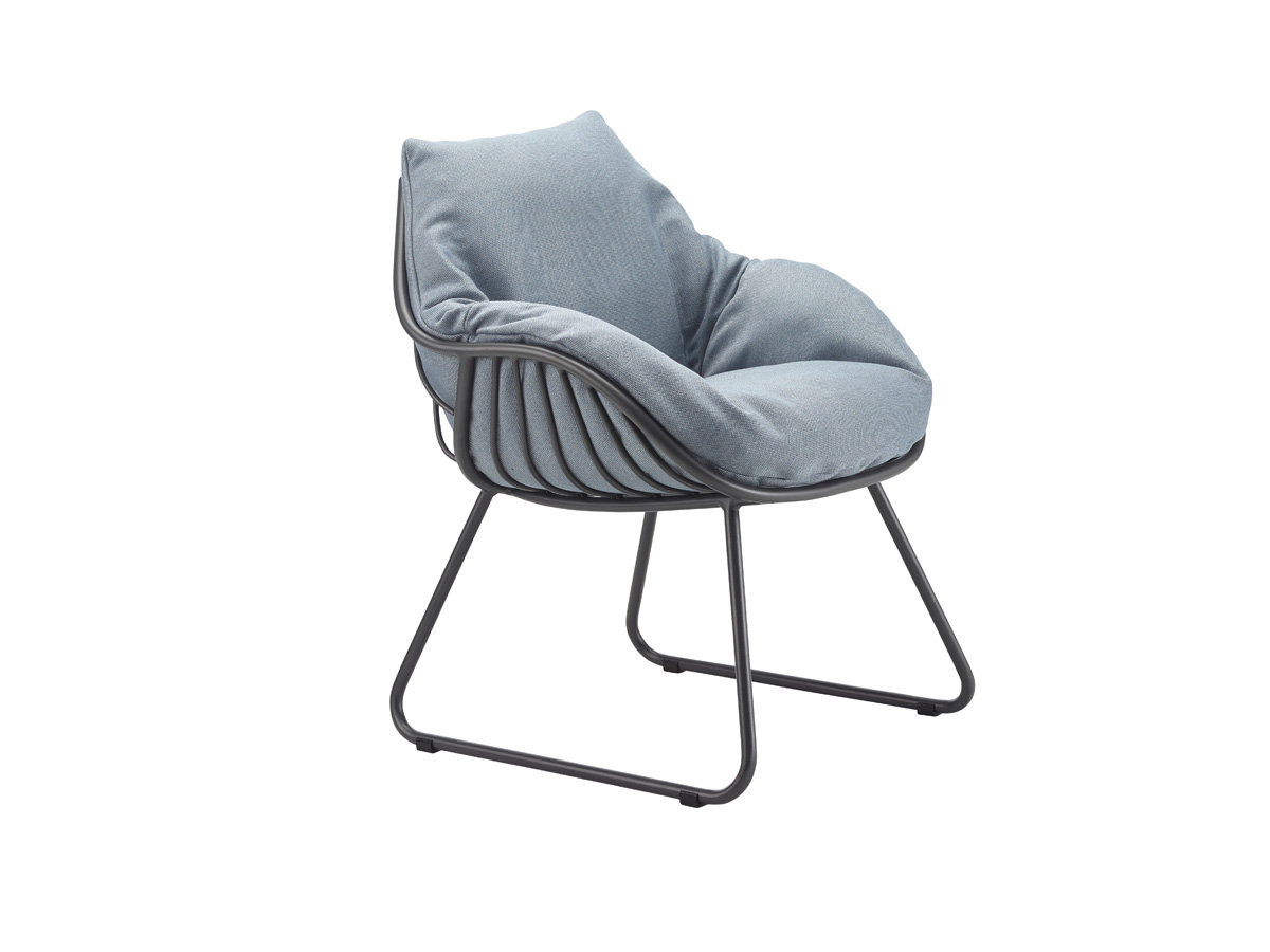 Solpuri CHILL Dining Sessel inkl. Sitz-/Rückenpolster Premium anthrazit