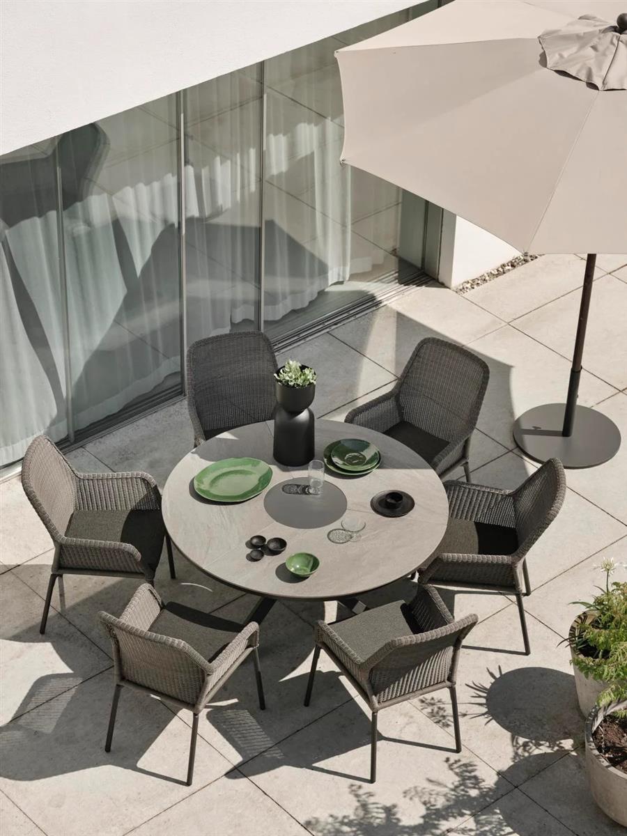 Brafab Diningsessel Dimma Kunststoffgeflecht anthrazit/grau