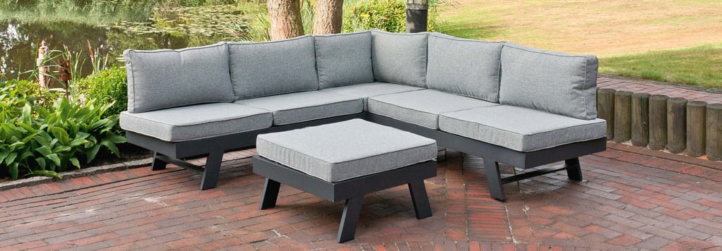 Lounge-Set DREAMER 3tlg. Aluminium