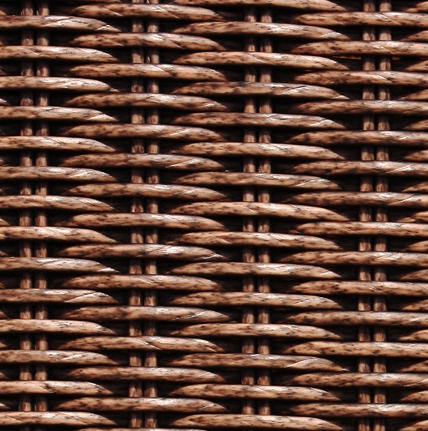 Polyrattan Fussablage 5070 braun von GARINO Premium Ausstellungsstück