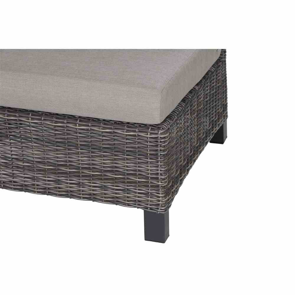 Siena Garden CORIDO LOUNGE Modul Mitte Aluminium/Geflecht charcoal grey