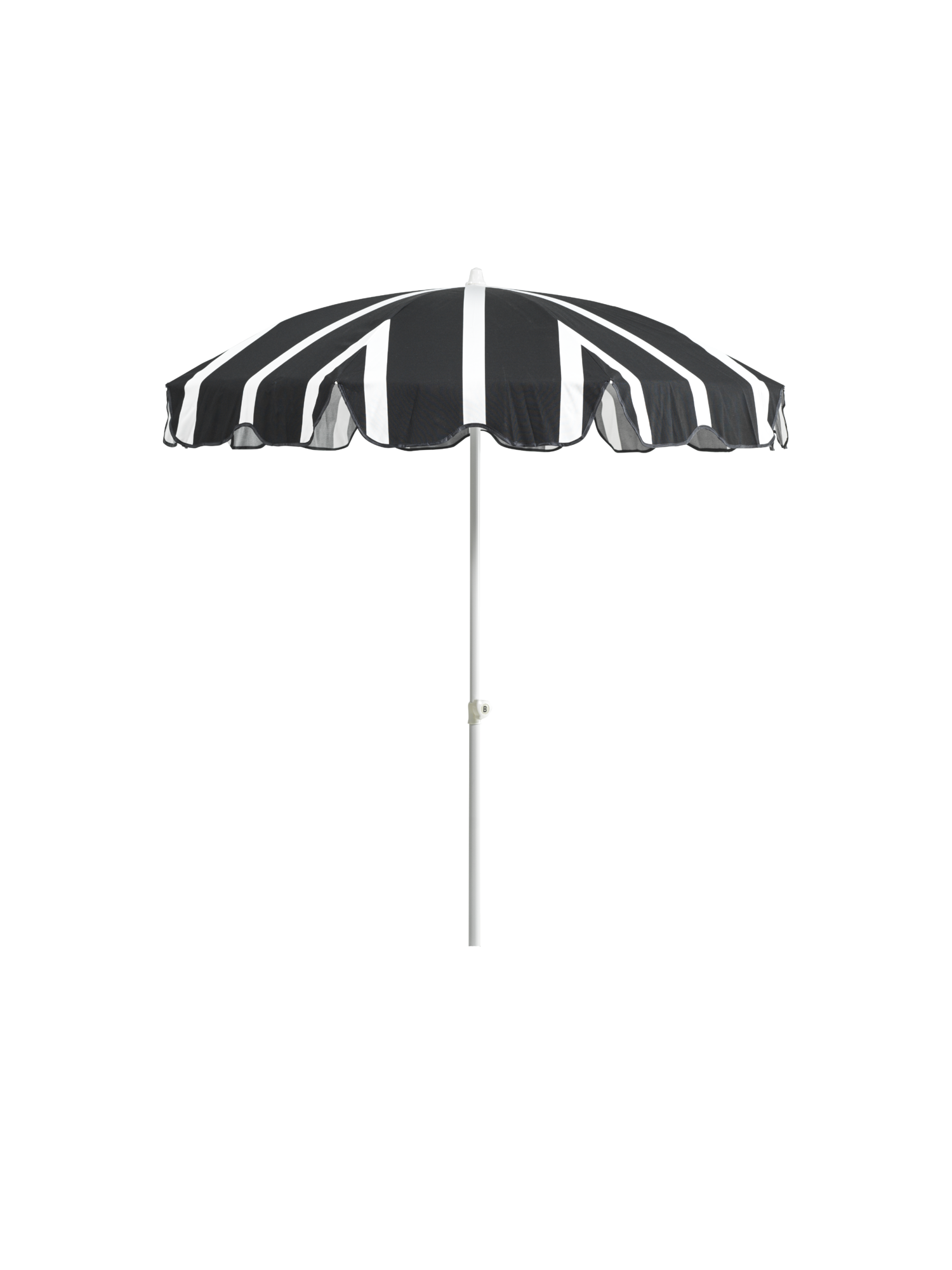 Brafab Sonnenschirm Follina Ø180 cm Black-White Flag