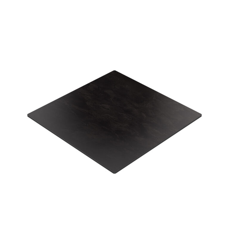 Terrassentisch Bistrotisch 80 x 80 cm mit HPL-Platte Klapptich Schiefer