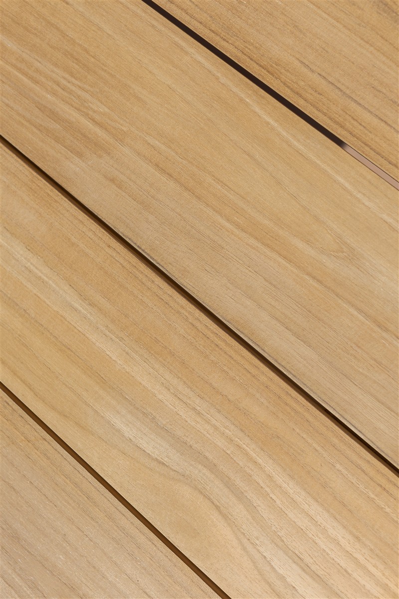 KETTLER TEAK Tischplatte 160x95 cm breite Leisten
