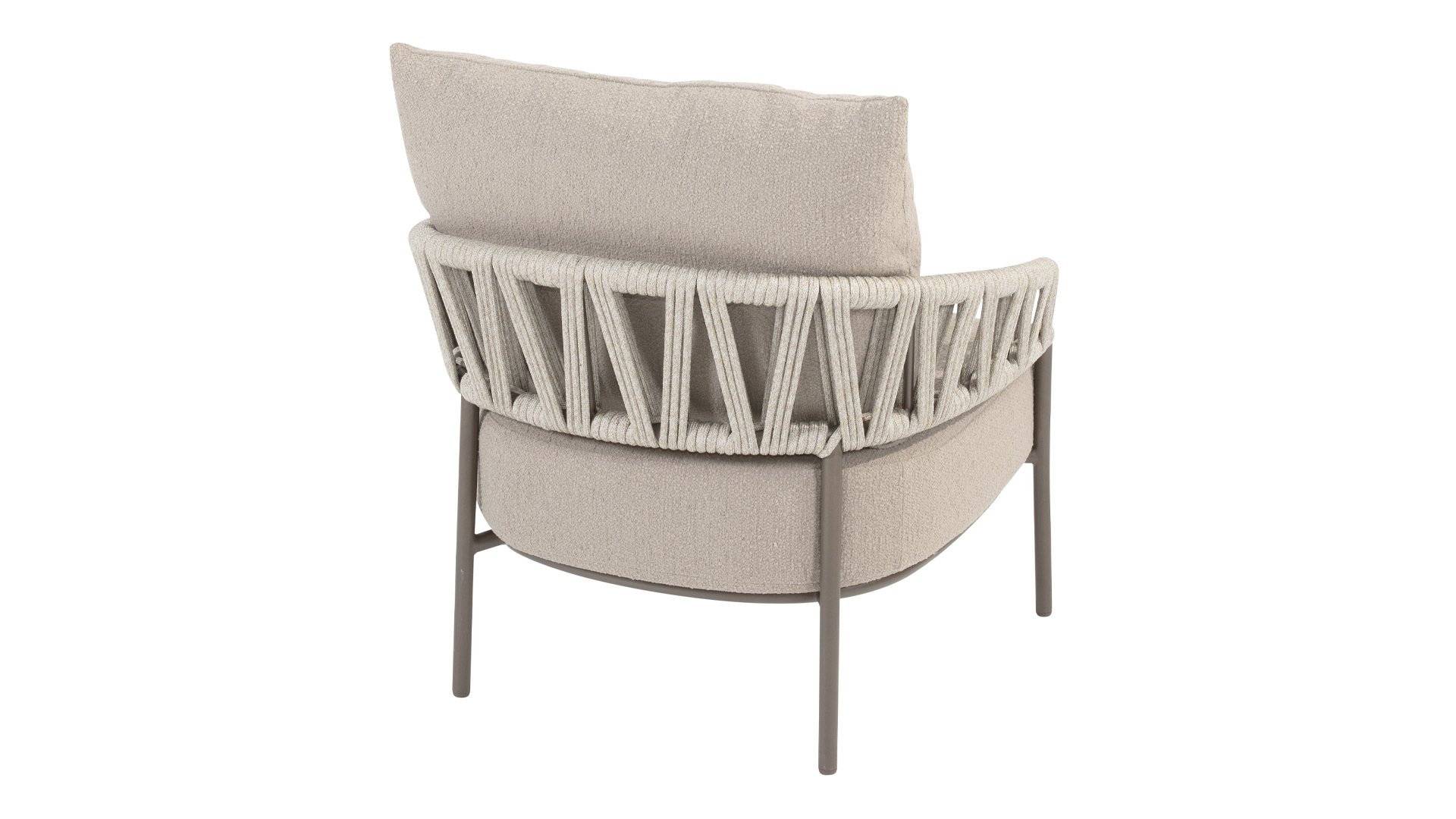 Taste by 4 Seasons Outdoor Calma Living Sessel mit 2 Kissen Terre/Grau