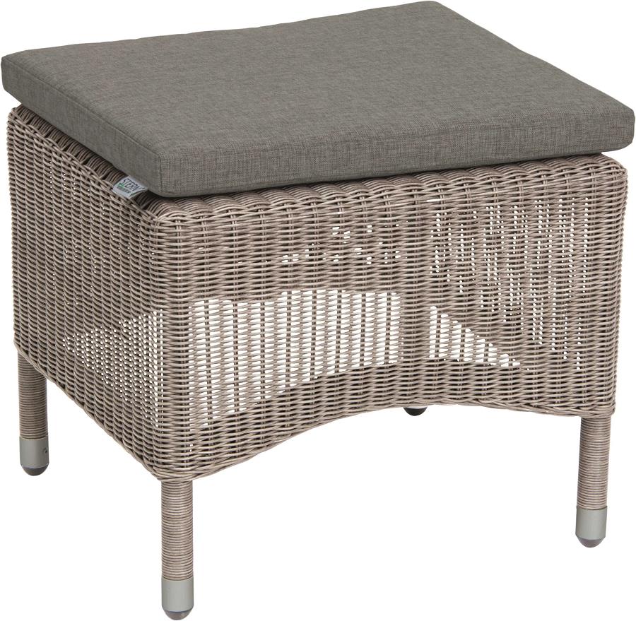 Stern Hocker Sortino Geflecht Vintage weiß