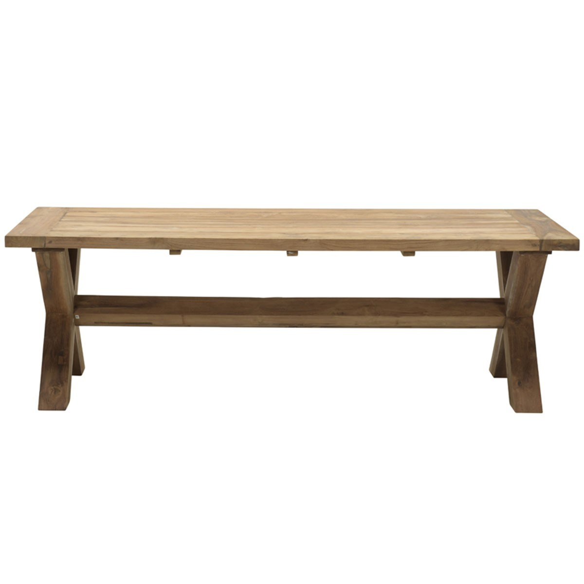 GARDEN Impressions Colombia Tisch 240x100xH77 cm natur Teak/Beine 12x12 cm