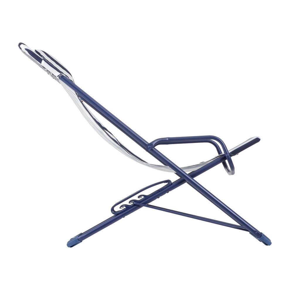 Lafuma Transaswing Liegestuhl Stahl/Airlon Indigo