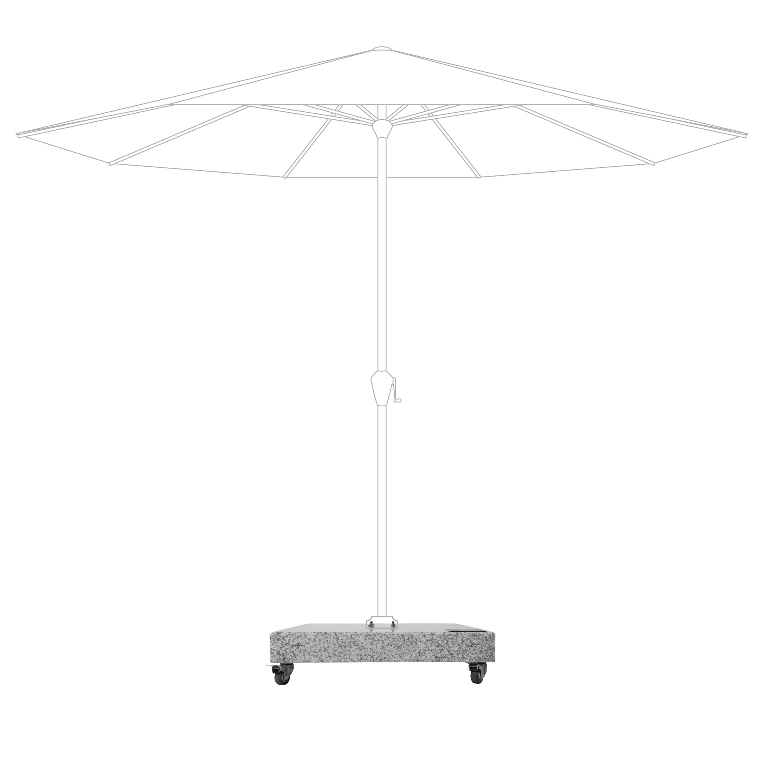 Doppler Granitplatte rollbar 140 kg