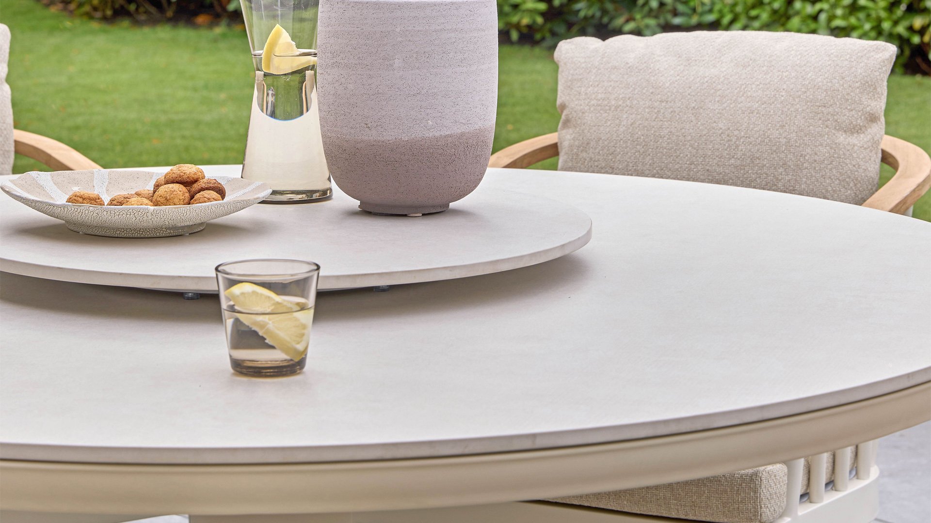 Apple Bee Drehteller Melville Lazy Susan Ø60cm Oyster