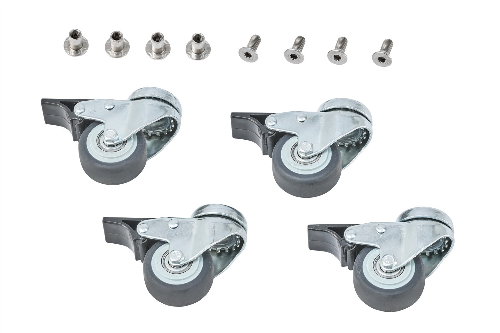 Glatz Rollen-Set zu Stahlsockel Z 40/55kg Ø5cm H=7cm