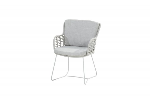 4Seasons Outdoor FABRICE Dining Stuhl frozen/Gestell frost grau