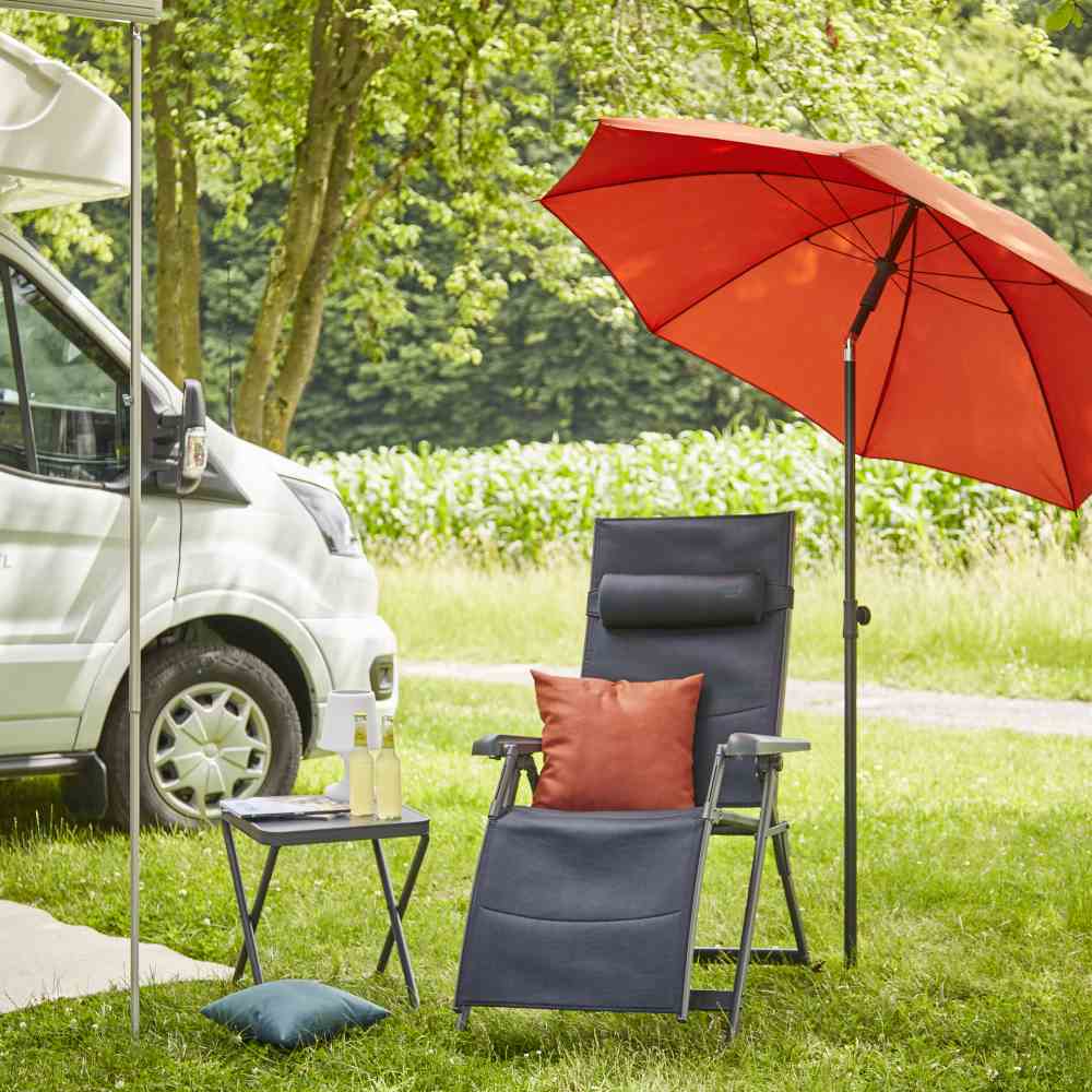 Siena Garden CAMPING Hocker Premium blau