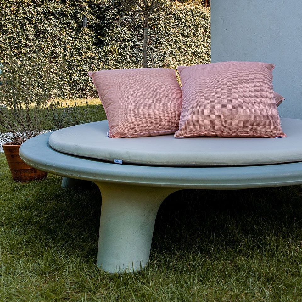Weltevree Flying Dishman Lounge Insel + Kissenset Orange