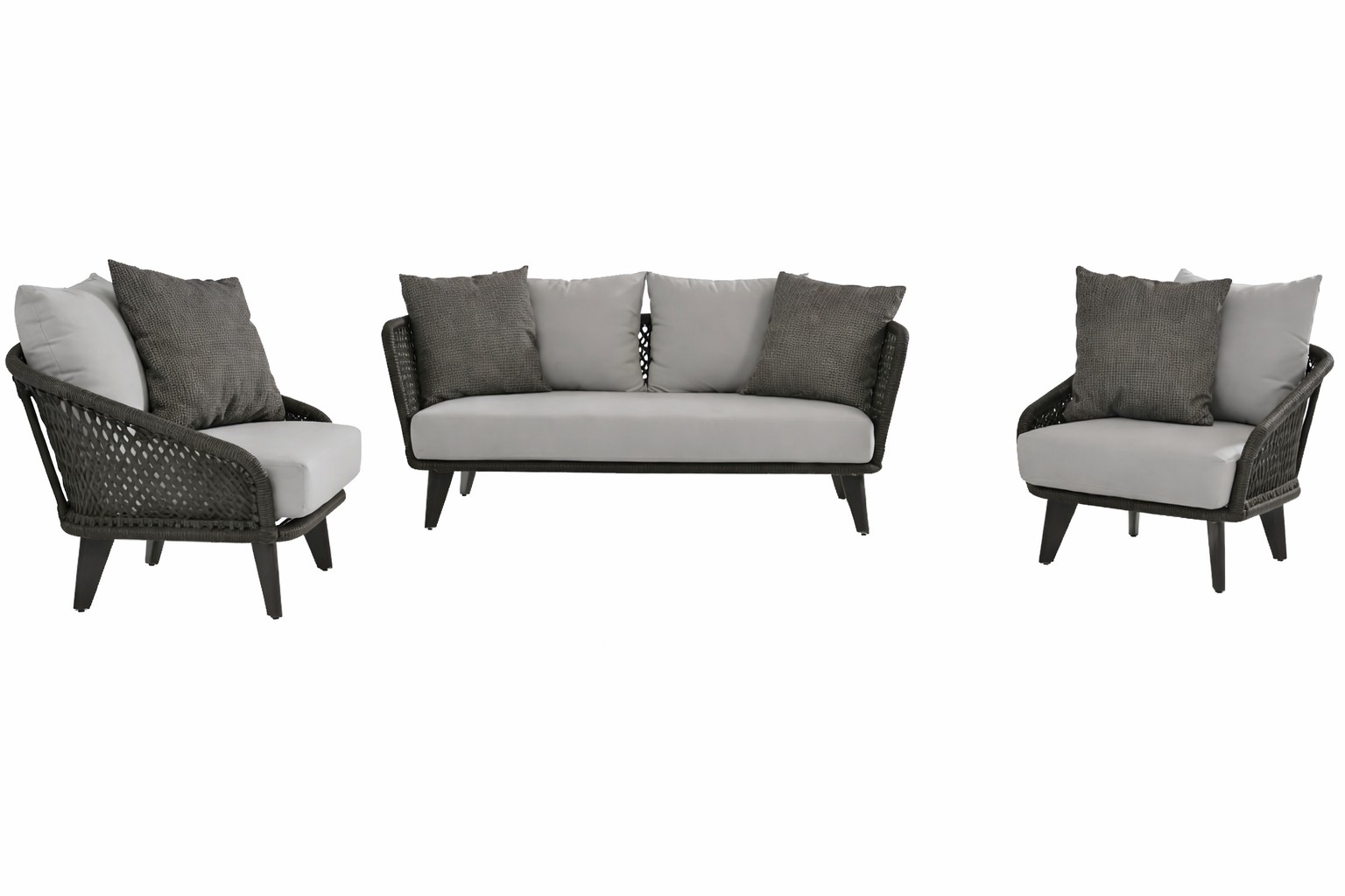 4 Seasons Outdoor Belize Set Alu ohne Tisch