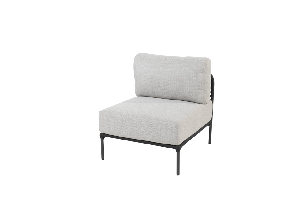 4Seasons Outdoor Fabrice Mittelteil anthrazit inkl. 2 Kissen