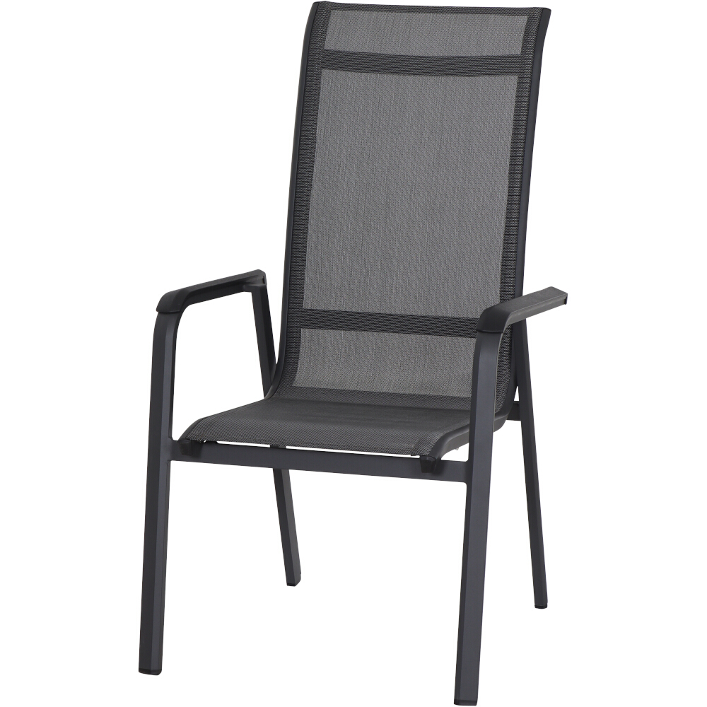 Siena Garden Tesoro High Back Stapelsessel Alu