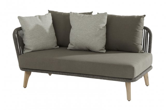 4Seasons Outdoor Santander Teak Ecklounge ohne Tisch