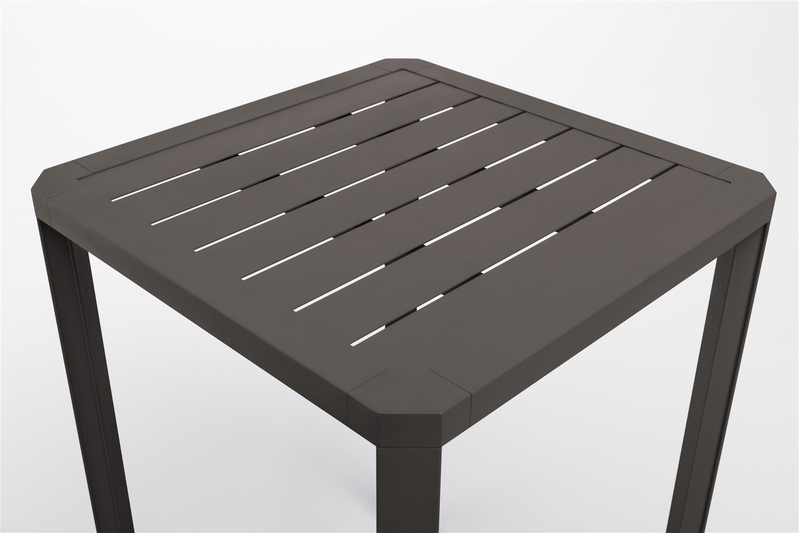 KETTLER Bartisch LATITUDE 70 x 70  Aluminium taupe