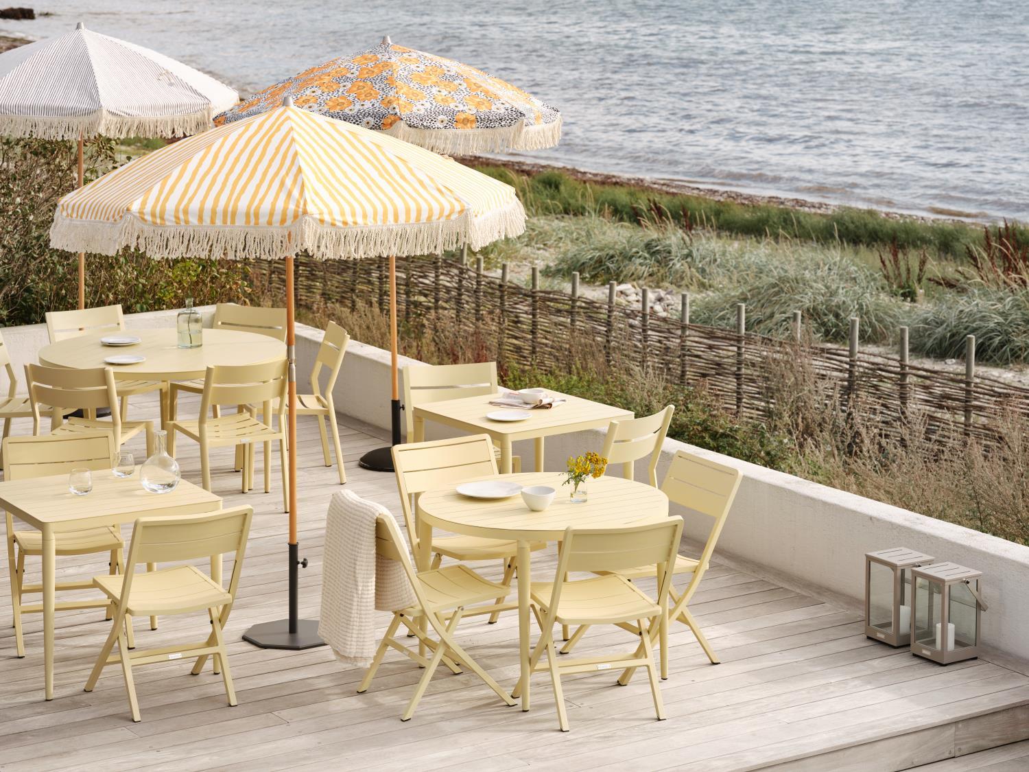 Brafab Esstisch Bigby 76x76 cm zitrone