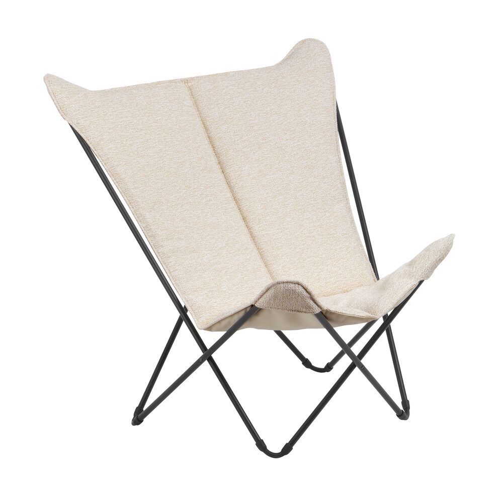 Lafuma Multipositions-Relaxsessel NIKSEN Noir/Cendre