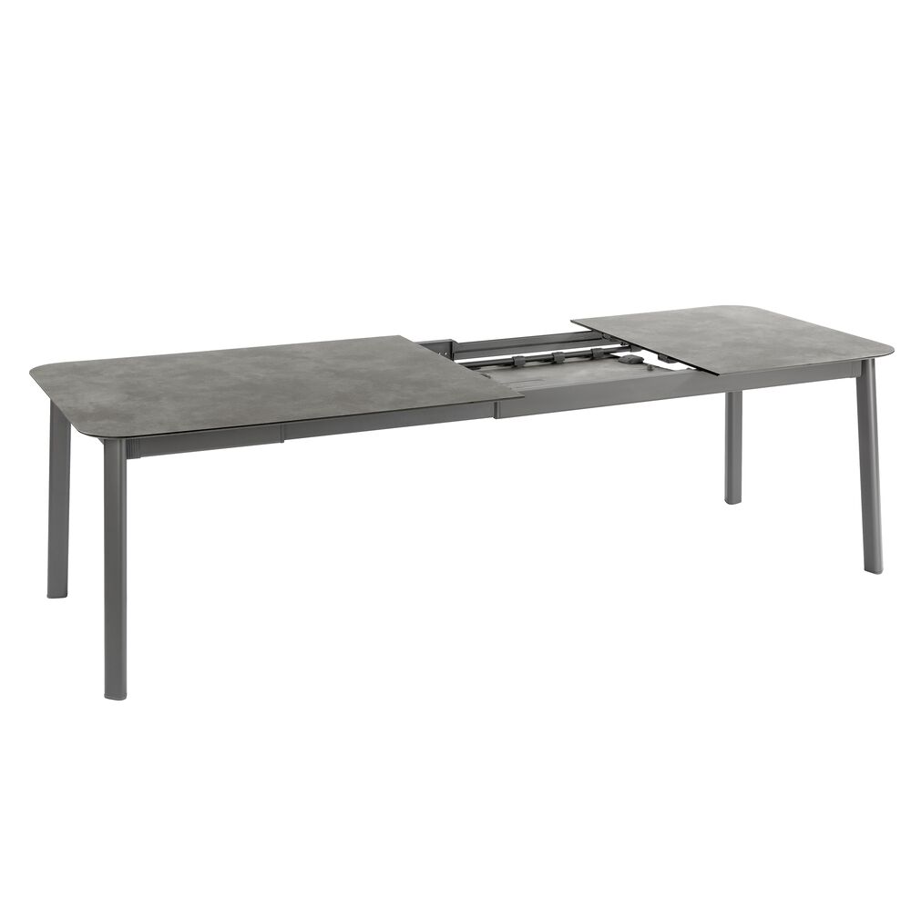 Lafuma Tisch ORON mit Butterfly-Auszug 100 x 200 cm, Aluminium/HPL Titane/Fusain